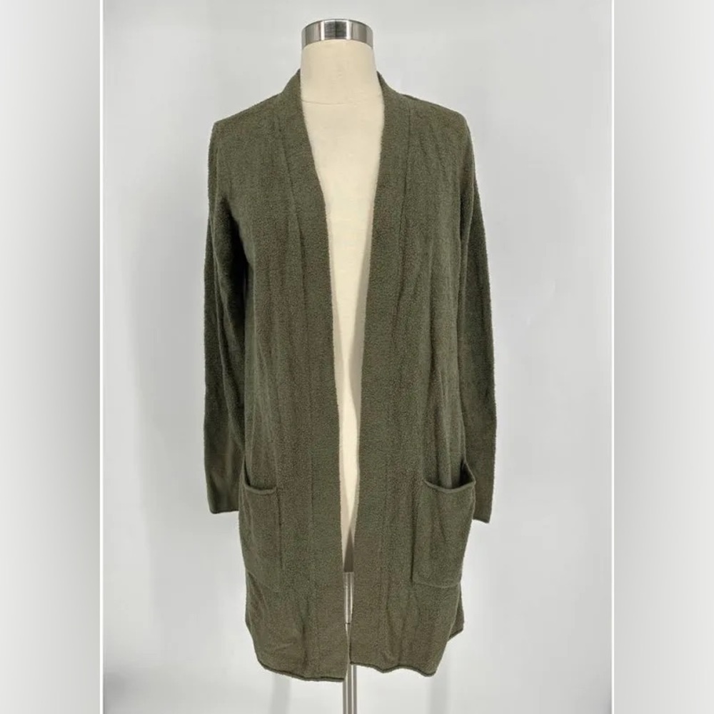 BAREFOOT DREAMS Cozy Chic Lite Cardigan Sage Small